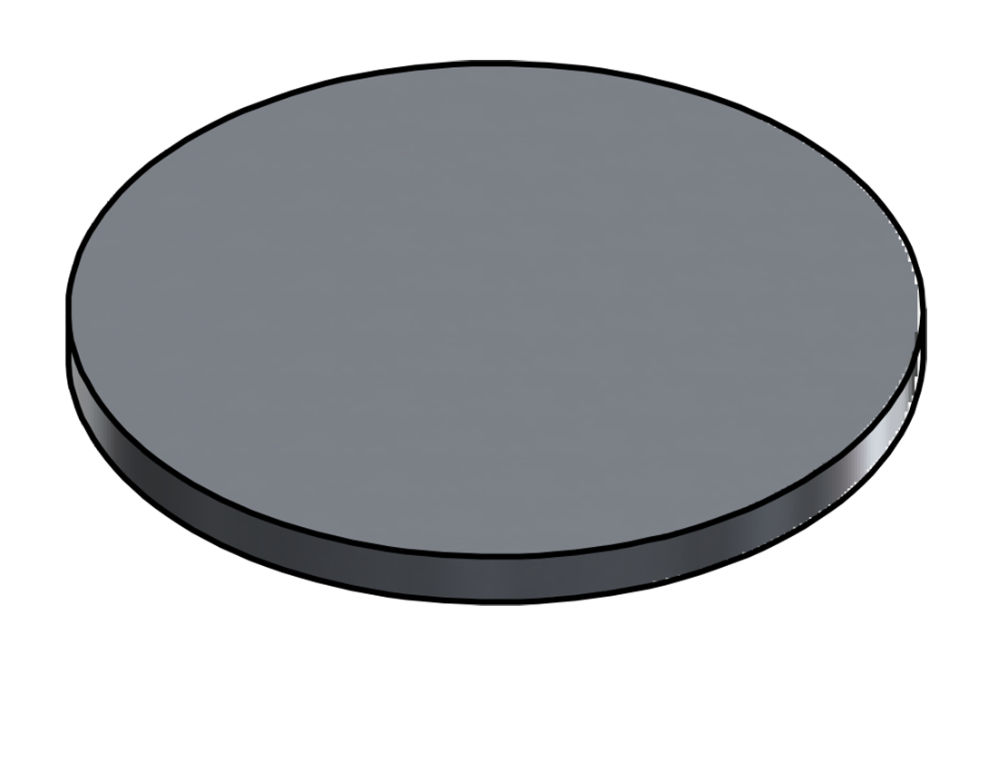 Picture of #9242 - ALUMINUM 2.875" DIA. DISK