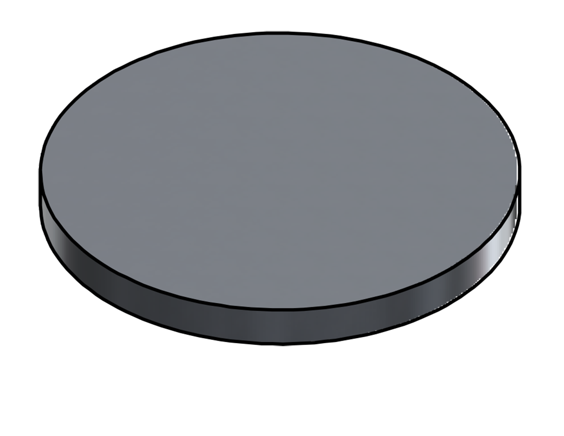 Picture of #9243 - ALUMINUM 2.875" DIA. DISK