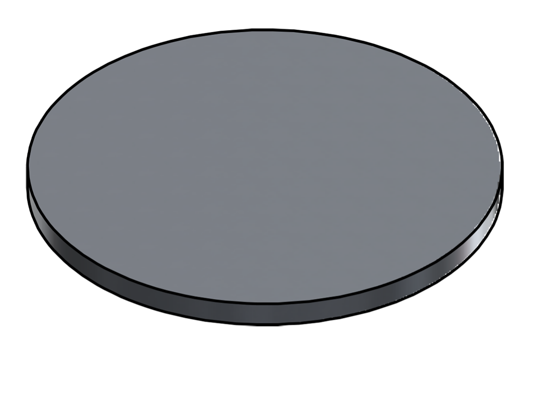 Picture of #9251 - ALUMINUM 3.5" DIA. DISK