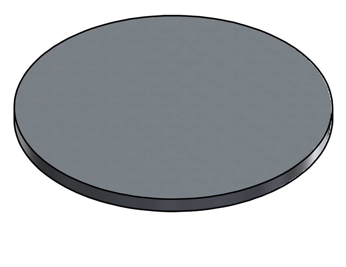 Picture of #9254 - ALUMINUM 4" DIA. DISK