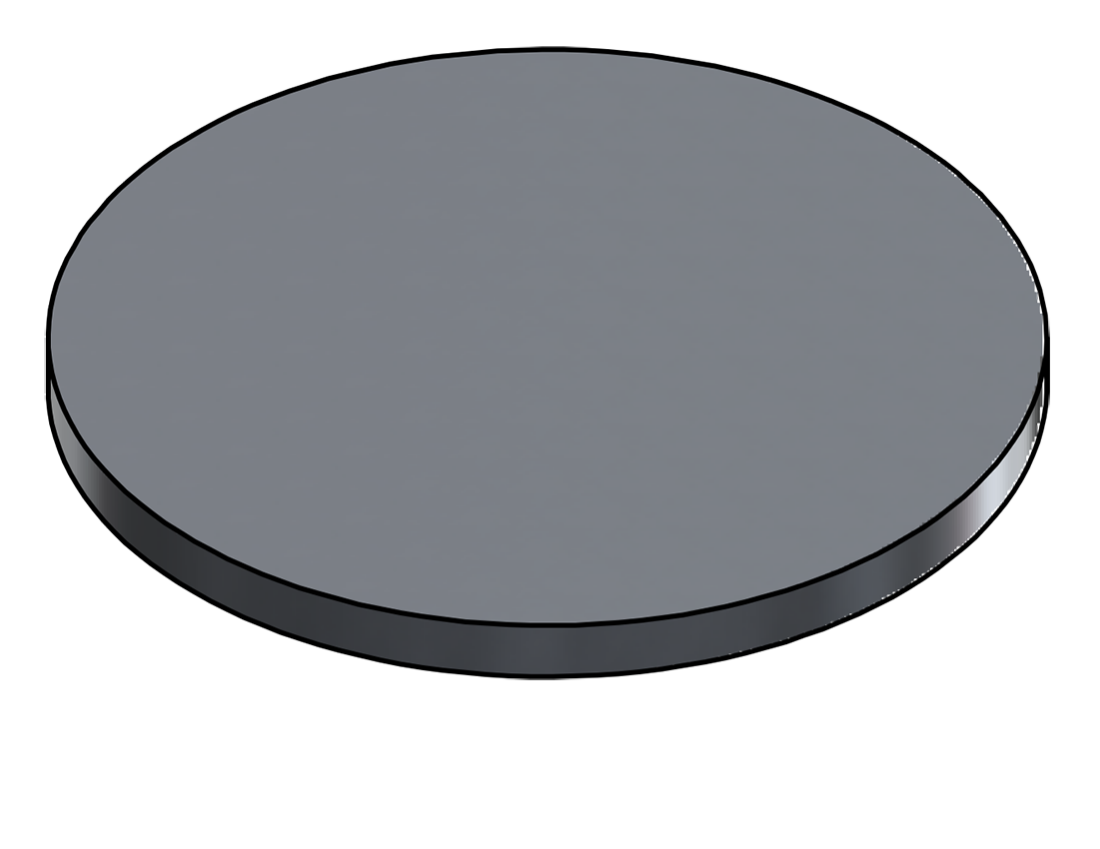 Picture of #9255 - ALUMINUM 4" DIA. DISK