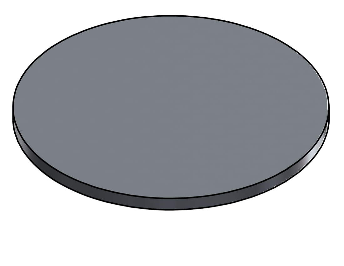 Picture of #9256 - ALUMINUM 4.25" DIA. DISK