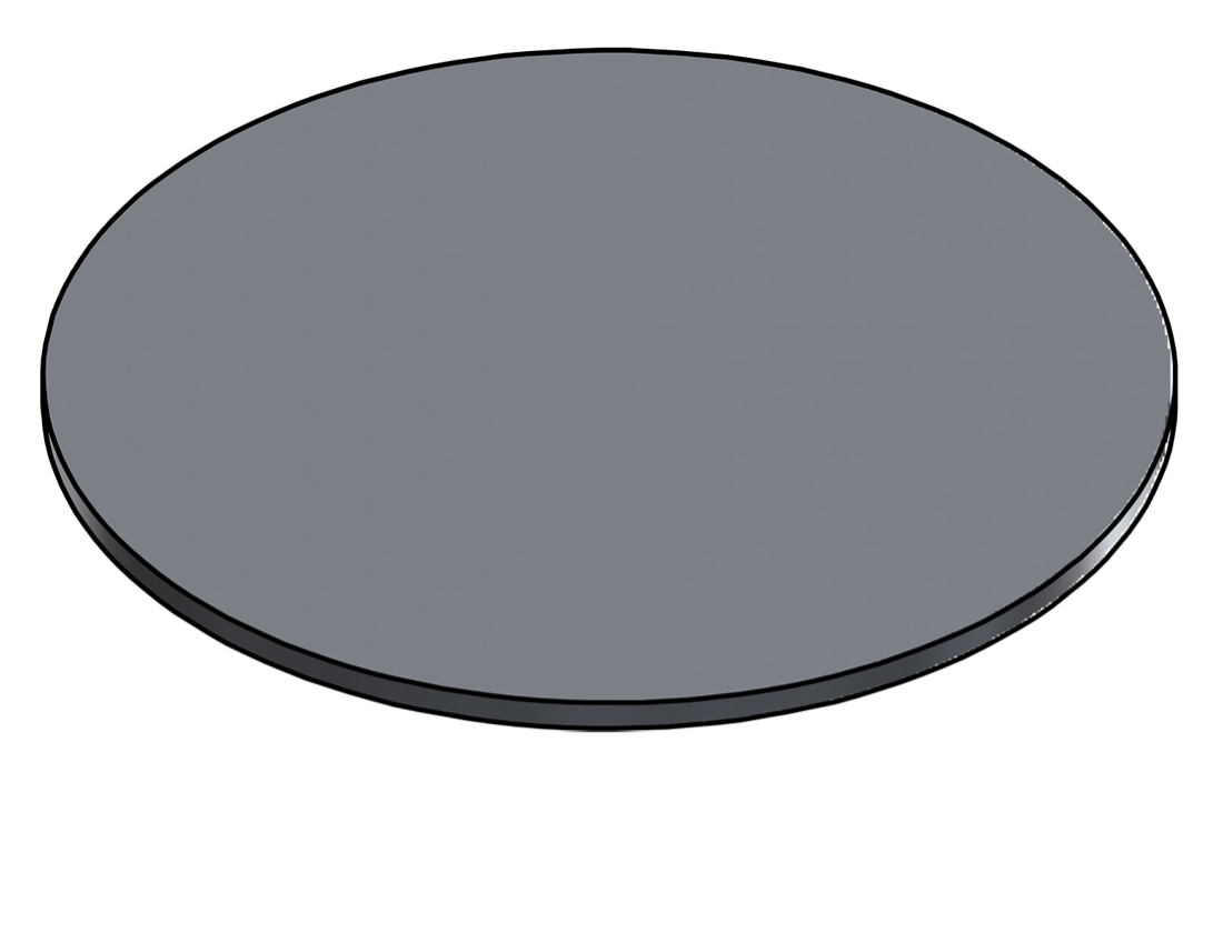 Picture of #9258 - ALUMINUM 4.5" DIA. DISK