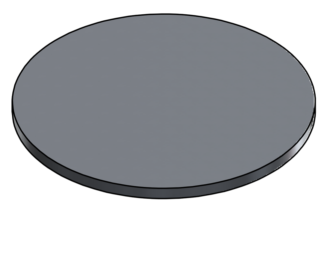 Picture of #9259 - ALUMINUM 4.5" DIA. DISK