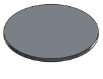 Picture of #9259 - ALUMINUM 4.5" DIA. DISK