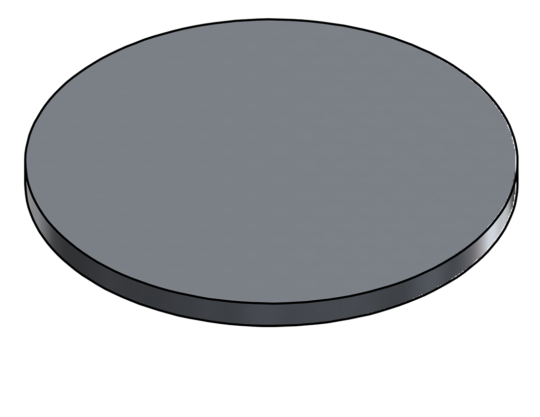 Picture of #9260 - ALUMINUM 4.5" DIA. DISK