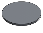 Picture of #9260 - ALUMINUM 4.5" DIA. DISK