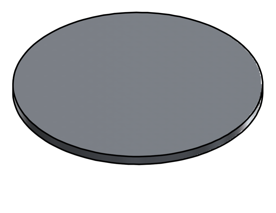 Picture of #9270 - ALUMINUM 6.625" DIA. DISK