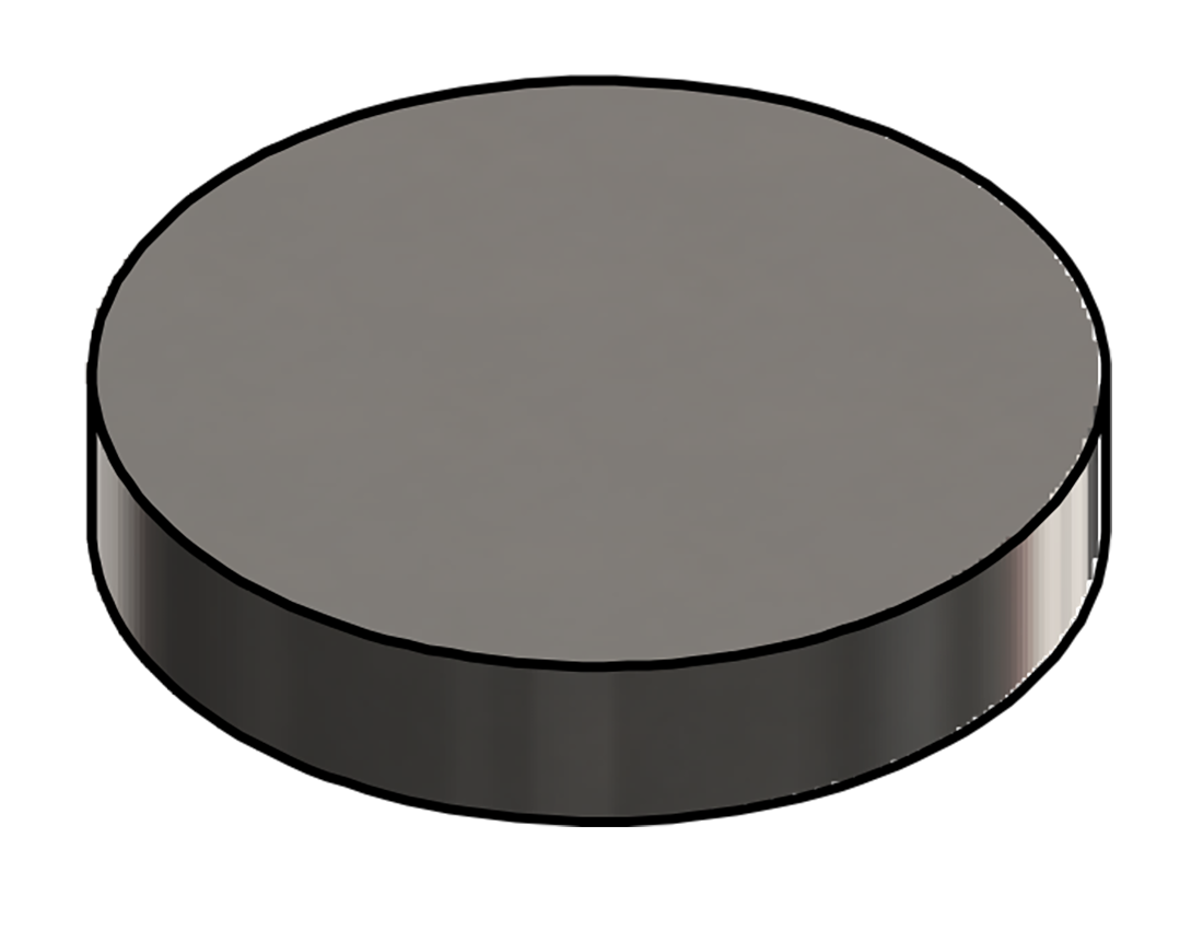 Picture of #9401 - STAINLESS STEEL 1" DIA. DISK