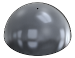 Picture of #H1200-AL - ALUMINUM 12" DIA. HEMISPHERE