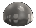 Picture of #H250-SS - STAINLESS STEEL 2.5" DIA. HEMISPHERE