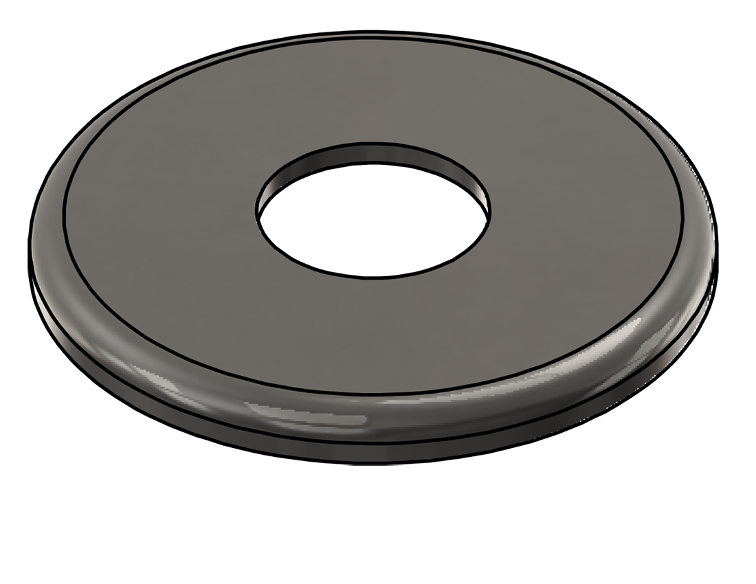 Picture of #RFF1320-SS - STAINLESS STEEL 1" PIPE RAISED FLUSH FLANGE