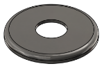 Picture of #RFF1320-SS - STAINLESS STEEL 1" PIPE RAISED FLUSH FLANGE