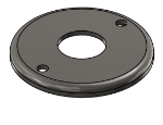 Picture of #RFF1322-SS - STAINLESS STEEL 1" PIPE RAISED FLUSH FLANGE