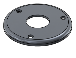 Picture of #RFF1323-AL - ALUMINUM 1" PIPE RAISED FLUSH FLANGE