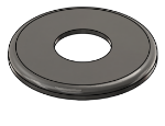 Picture of #RFF1500-SS - STAINLESS STEEL 1 1/2" TUBE RAISED FLUSH FLANGE