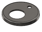 Picture of #RFF1501-SS - STAINLESS STEEL 1 1/2" TUBE RAISED FLUSH FLANGE