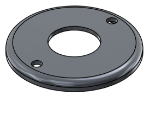 Picture of #RFF1502-AL - ALUMINUM 1 1/2" TUBE RAISED FLUSH FLANGE