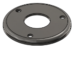 Picture of #RFF1503-SS - STAINLESS STEEL 1 1/2" TUBE RAISED FLUSH FLANGE
