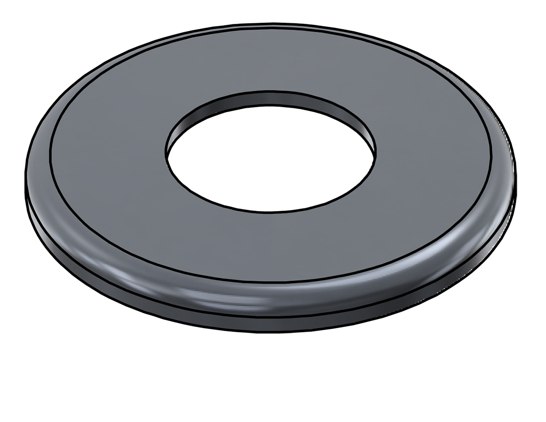 Picture of #RFF1660-AL - ALUMINUM 1 1/4" PIPE RAISED FLUSH FLANGE
