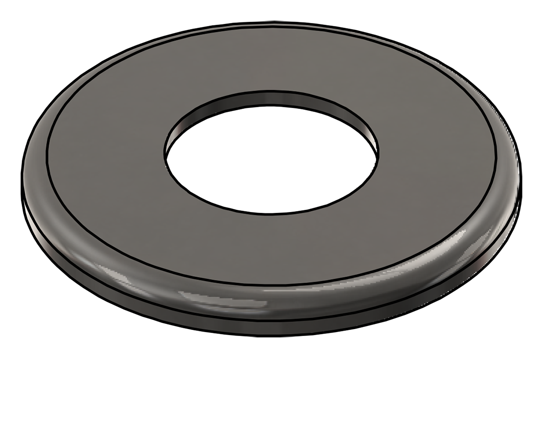 Picture of #RFF1660-SS - STAINLESS STEEL 1 1/4" PIPE RAISED FLUSH FLANGE