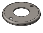 Picture of #RFF1662 - STEEL 1 1/4" PIPE RAISED FLUSH FLANGE
