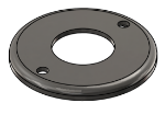 Picture of #RFF1662-SS - STAINLESS STEEL 1 1/4" PIPE RAISED FLUSH FLANGE