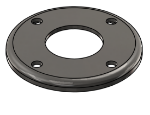 Picture of #RFF1664-SS - STAINLESS STEEL 1 1/4" PIPE RAISED FLUSH FLANGE