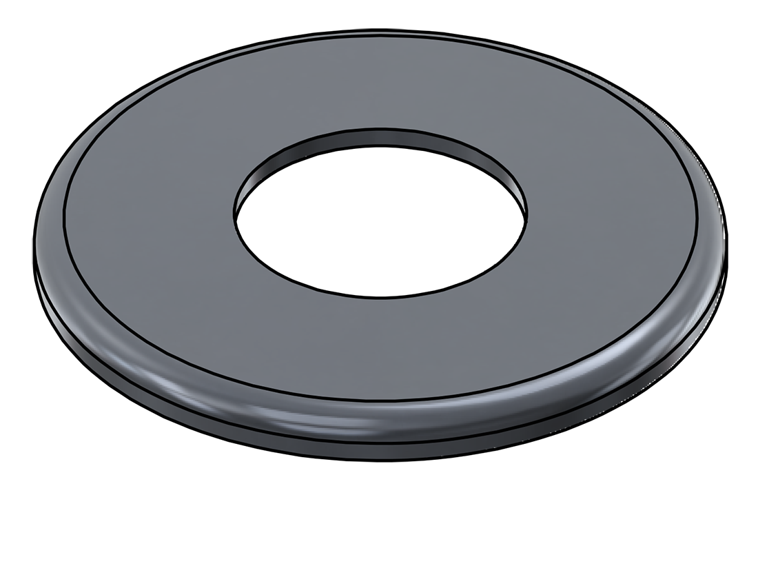 Picture of #RFF1900-AL - ALUMINUM 1 1/2" PIPE RAISED FLUSH FLANGE