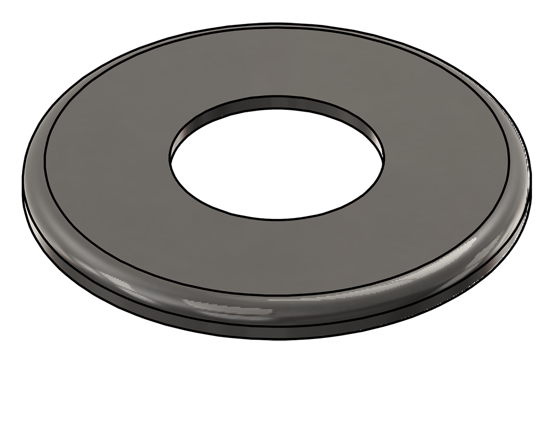 Picture of #RFF1900-SS - STAINLESS STEEL 1 1/2" PIPE RAISED FLUSH FLANGE