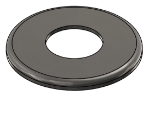 Picture of #RFF1900-SS - STAINLESS STEEL 1 1/2" PIPE RAISED FLUSH FLANGE