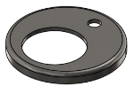 Picture of #RFF1901-SS - STAINLESS STEEL 1 1/2" PIPE RAISED FLUSH FLANGE