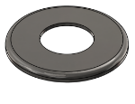 Picture of #RFF2000-SS - STAINLESS STEEL 2" TUBE RAISED FLUSH FLANGE