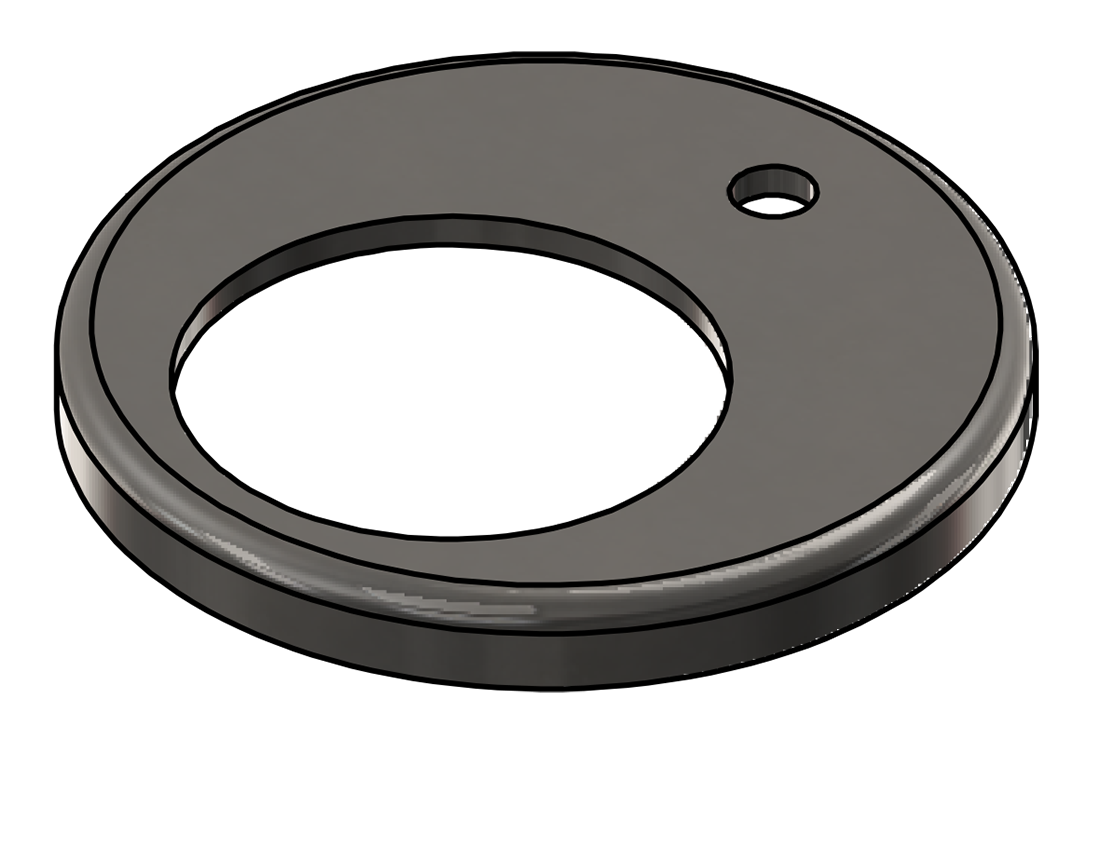 Picture of #RFF2001-SS - STAINLESS STEEL 2" TUBE RAISED FLUSH FLANGE