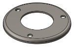 Picture of #RFF2003 - STEEL 2" TUBE RAISED FLUSH FLANGE
