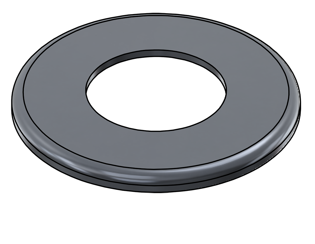 Picture of #RFF2380-AL - ALUMINUM 2" PIPE RAISED FLUSH FLANGE