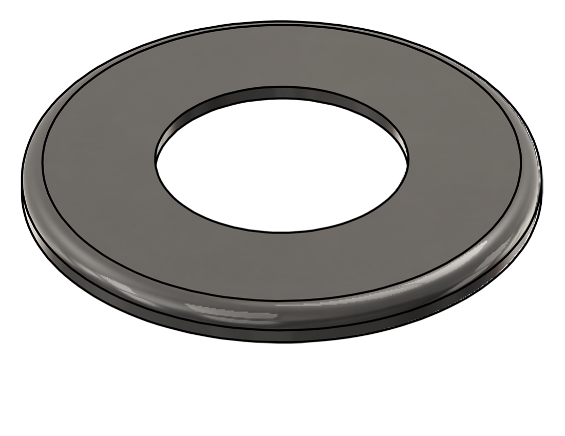 Picture of #RFF2380-SS - STAINLESS STEEL 2" PIPE RAISED FLUSH FLANGE