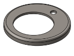 Picture of #RFF2381 - STEEL 2" PIPE RAISED FLUSH FLANGE