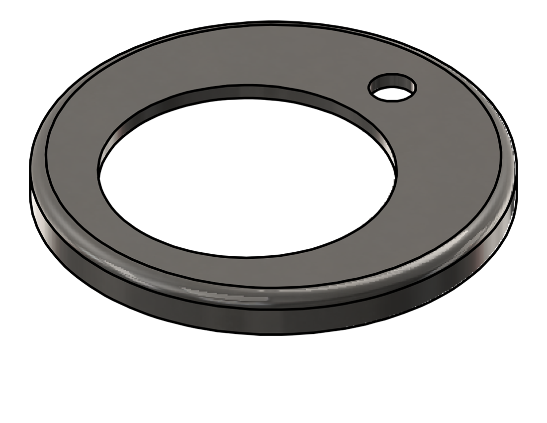 Picture of #RFF2381-SS - STAINLESS STEEL 2" PIPE RAISED FLUSH FLANGE