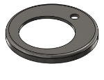 Picture of #RFF2381-SS - STAINLESS STEEL 2" PIPE RAISED FLUSH FLANGE