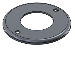 Picture of #RFF2382-AL - ALUMINUM 2" PIPE RAISED FLUSH FLANGE