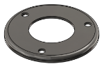 Picture of #RFF2383-SS - STAINLESS STEEL 2" PIPE RAISED FLUSH FLANGE