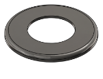 Picture of #RFF2500-SS - STAINLESS STEEL 2-1/2" TUBE RAISED FLUSH FLANGE