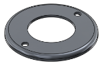 Picture of #RFF2502-AL - ALUMINUM 2-1/2" TUBE RAISED FLUSH FLANGE