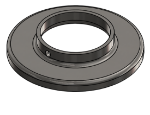 Picture of #RF2505-SS - STAINLESS STEEL 2 1/2" TUBE RAISED BASE FLANGE
