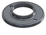 Picture of #RF2506-AL - ALUMINUM 2 1/2" TUBE RAISED BASE FLANGE