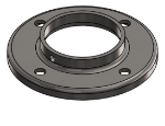 Picture of #RF2508-SS - STAINLESS STEEL 2 1/2" TUBE RAISED BASE FLANGE