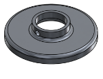Picture of #RF1325-AL - ALUMINUM 1" PIPE RAISED BASE FLANGE