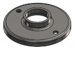 Picture of #RF1326-SS - STAINLESS STEEL 1" PIPE RAISED BASE FLANGE