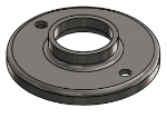 Picture of #RF1502-SS - STAINLESS STEEL 1 1/2" TUBE RAISED BASE FLANGE